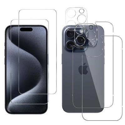 Защитная пленка - Phonillico - iPhone 15 PRO MAX - Закаленное стекло - Упаковка 2 шт. - Устойчива к царапинам