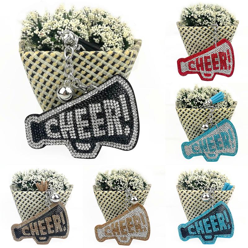Женские Девичьи Шикарные Брелоки с Стразами Кольца Держатели Подвеска для Украшения Сумки Крутой Брелок Украшение Модные Аксессуары