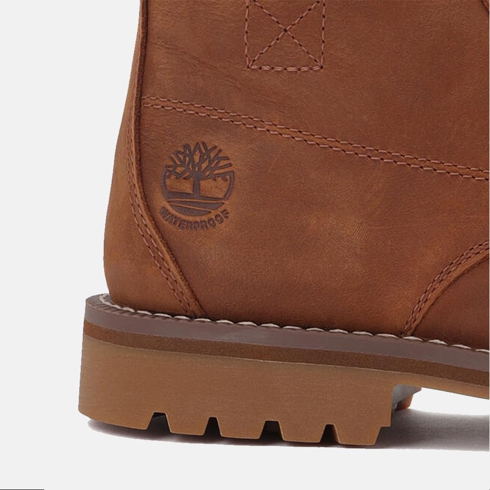 Timberland Redwood Falls Mid Waterproof Boots for Men TB1A44MYF131 Brown Lace-Up 7.0 / 25.0cm