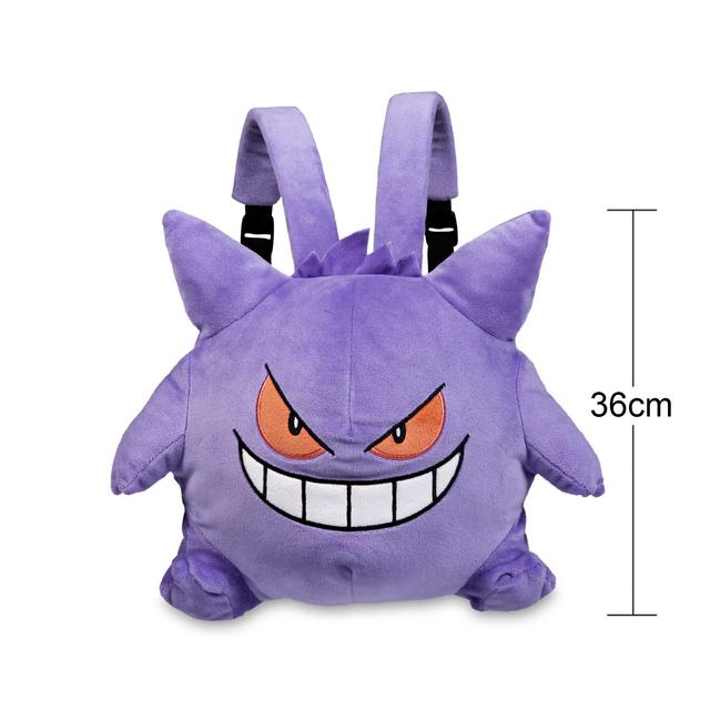 Cute Backpack Kawaii Japanese Style Plush Bag Gengar Eevee Snorlax Backpack Schoolbag Cosplay Props Fashion Gifts