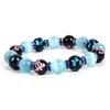 Kyojudo Power Stone Bracelet for Honu Good Protection from and Purification Eye Aqua X Women, Design, Luck, Evil, (Cat's Dragonfly)