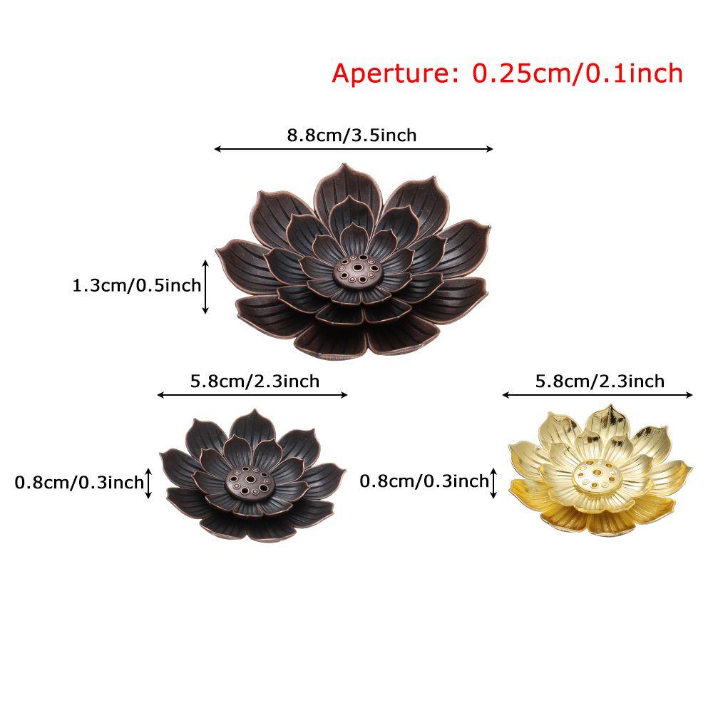 Line Incense Plate Home Decor Incense Holder Joss-stick Inserted Incense Burner Buddhism Lotus