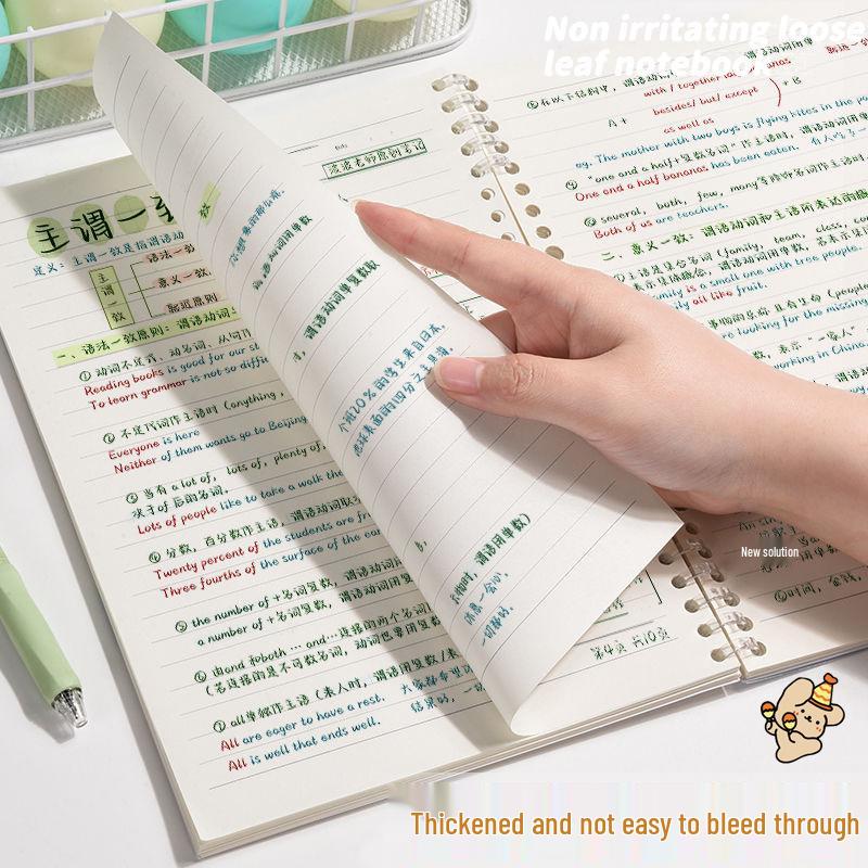 Блокнот формата А5 с милыми элементами для школьников - Специальный дневник для девочек