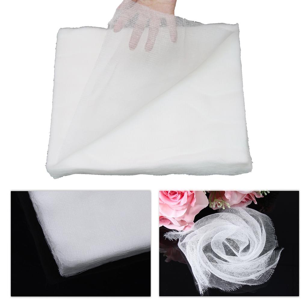 100pcs Skin Care Gauze Disposable DIY Full Cover Breathable Skin Care Gauze for SPA Beauty Salon