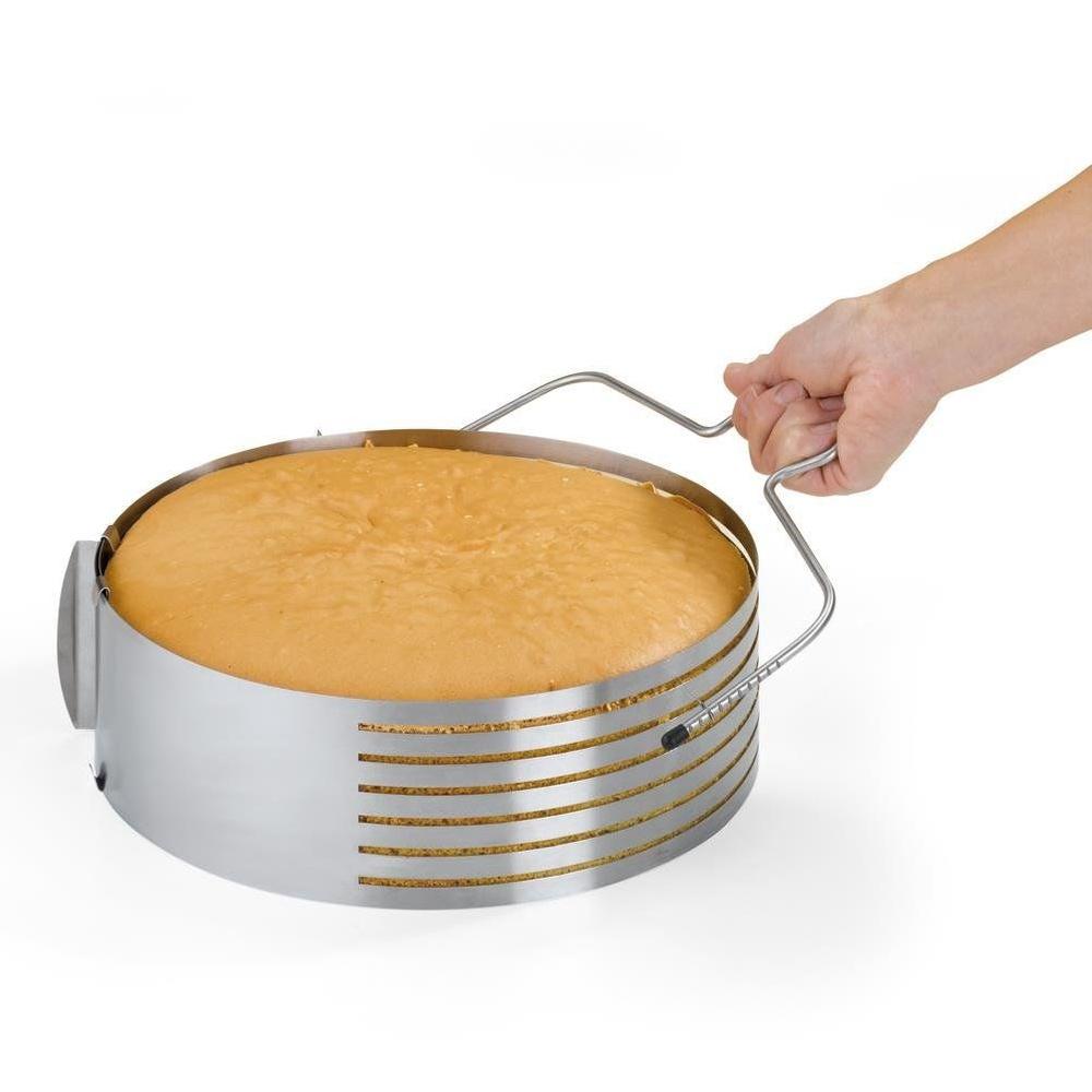 String knife for cake, sponge cake, steel, 33 cm