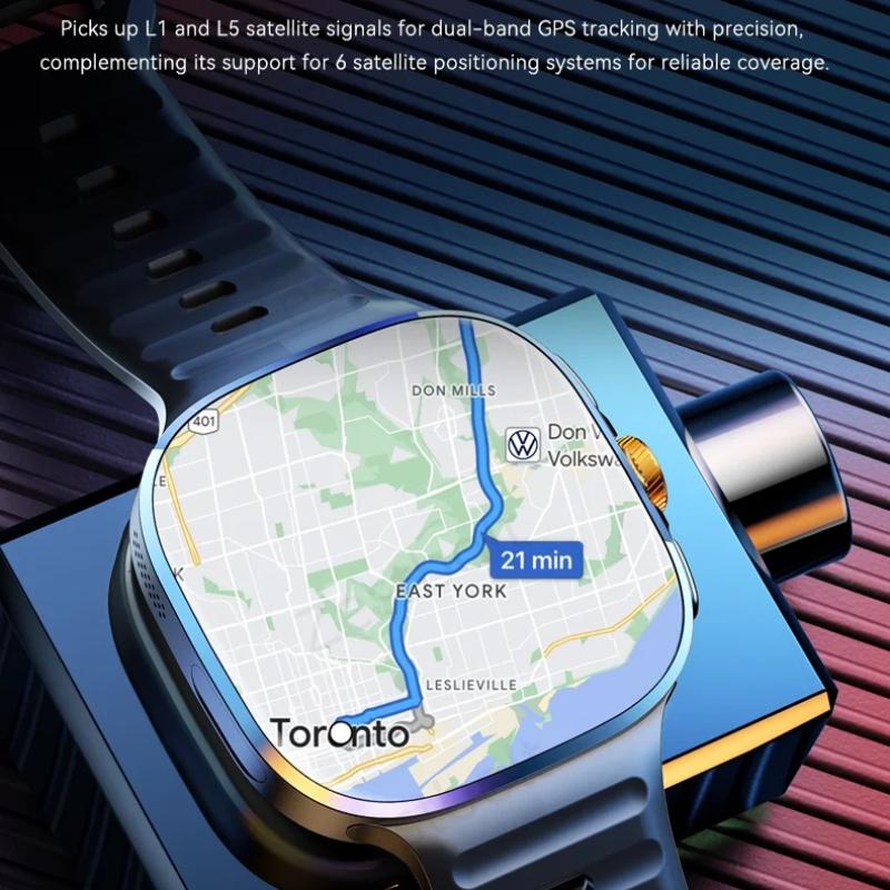 2025 Новые 4G 5G LTE Android 10.0 Смарт-часы 2,4-дюймовый Большой Amoled Экран Игровые Смарт-часы Батарея 2100 мАч для Мужчин Женщин Взрослых Студентов