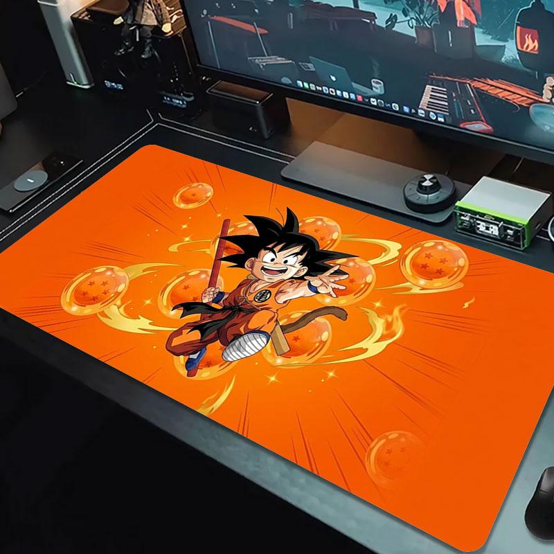 Dragon Ball Adventure Large Size Mouse Pad Large Gaming Table Cushion Nonslip Laptop Tablet Big Mousepad Xxl Mat Mini Pc Playmat With Lock Edge