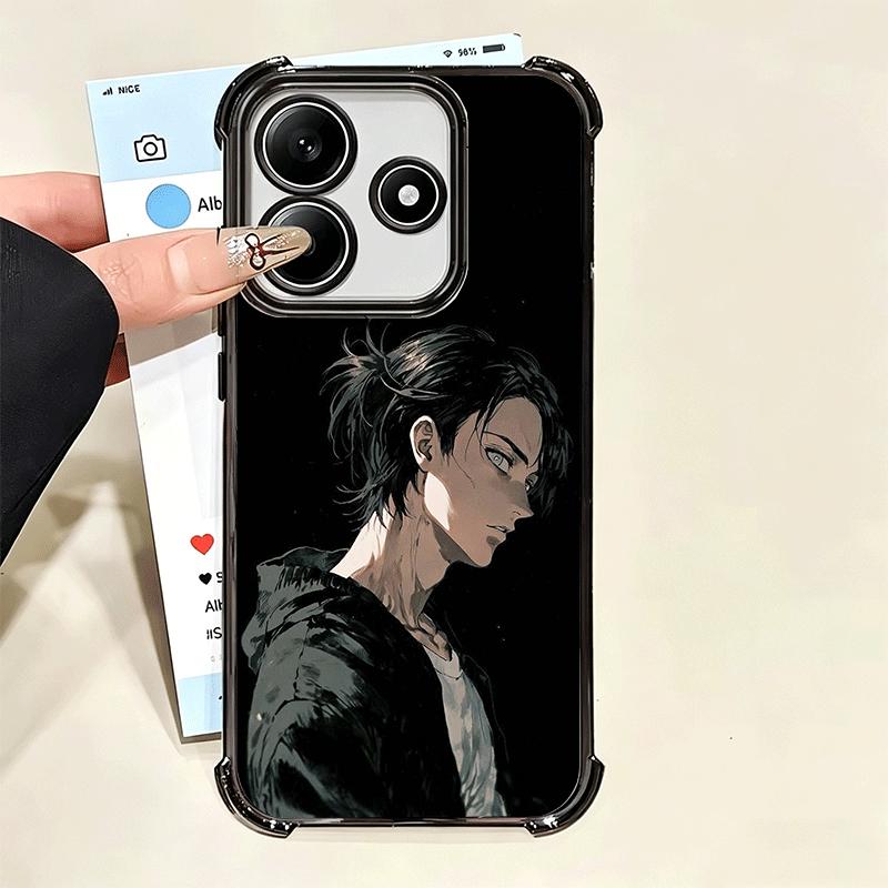 A-Атака Титанов Эрен Йегер Покрытие Чехол Для Телефона Для Xiaomi Poco X5 X6 X7 X8 Pro Max F8 Ultra F7 M8 M7 M5S Redmi 15C 15 14C 13