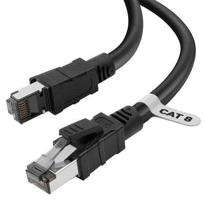 Кабель LAN 2 м CAT8 Soohut LAN кабель категории 8 высокоскоростной совместимый с CAT8 Ethernet кабель экранированный модем маршрутизатор корпоративное использование LAN кабель для домашнего использования совместимый