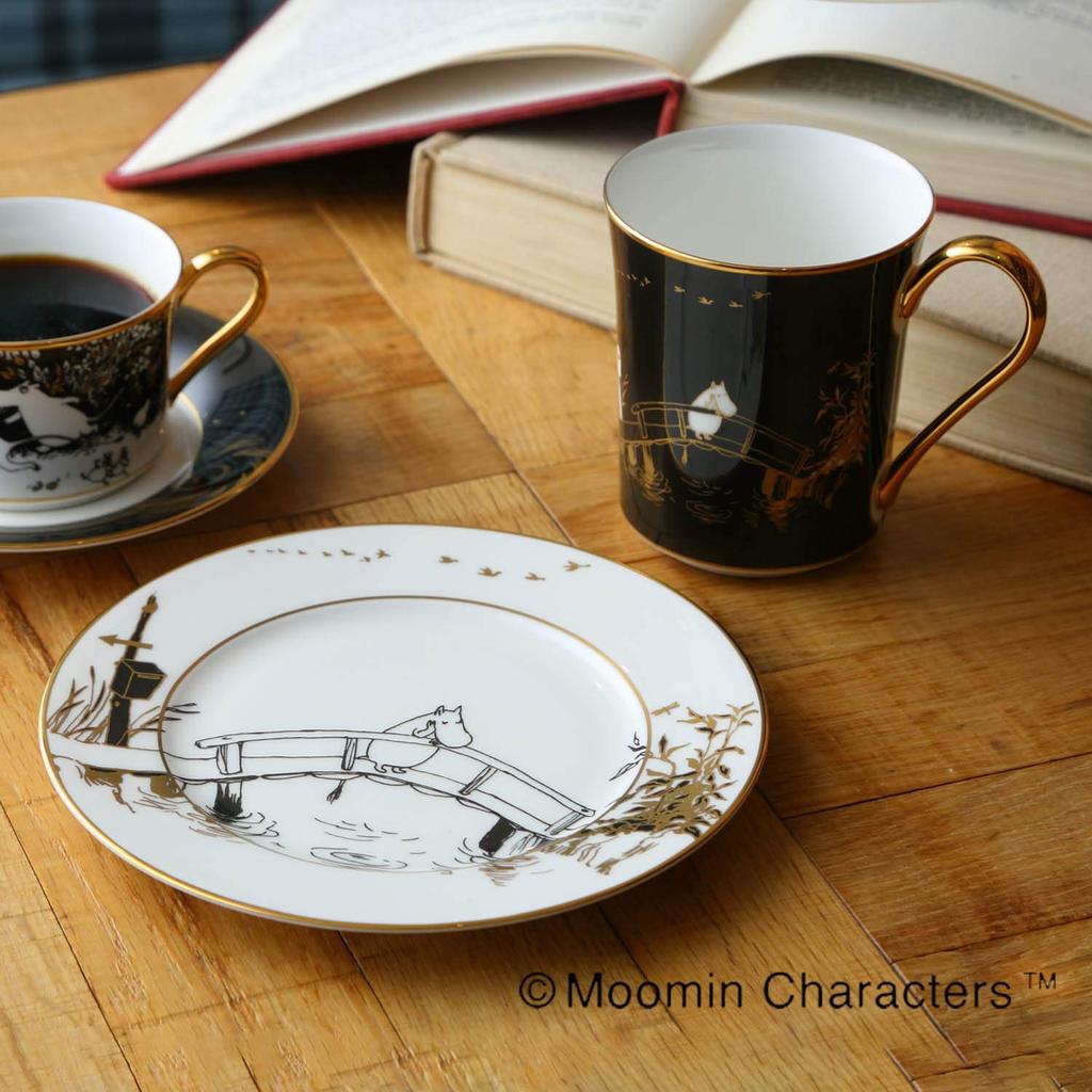 Кружка Noritake 395 куб. см Moomin Moominvalley Comet 1 шт. Черный костяной фарфор TG93656/N-090L