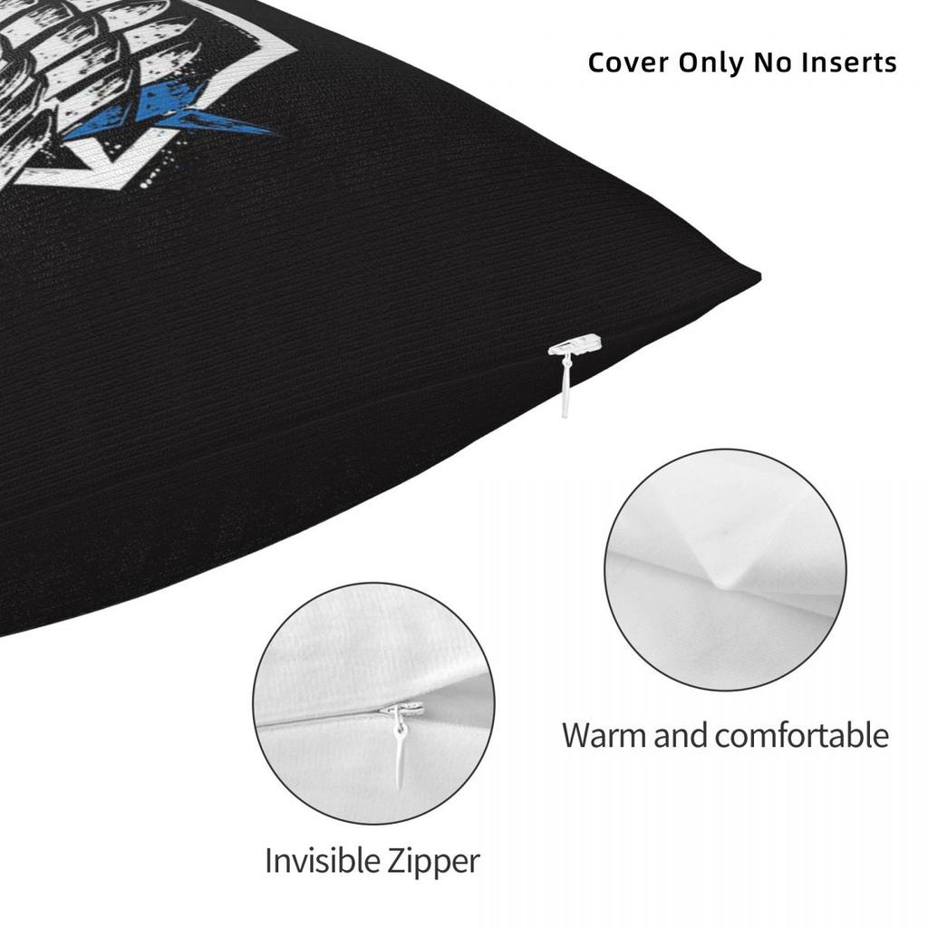 Wings Of Freedom Square Pillowcase Polyester Linen Velvet Pattern Zip Decorative Pillow Case Room Cushion Cover