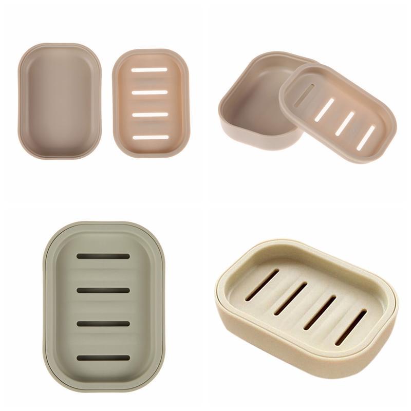 Soap Dispenser Dish Case Holder Container Box For Bathroom Travel Carry Case