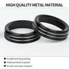 Air Conditioner Audio Volume Switch Knob Trim For Ford F150 2021-2024 Black 4pcs