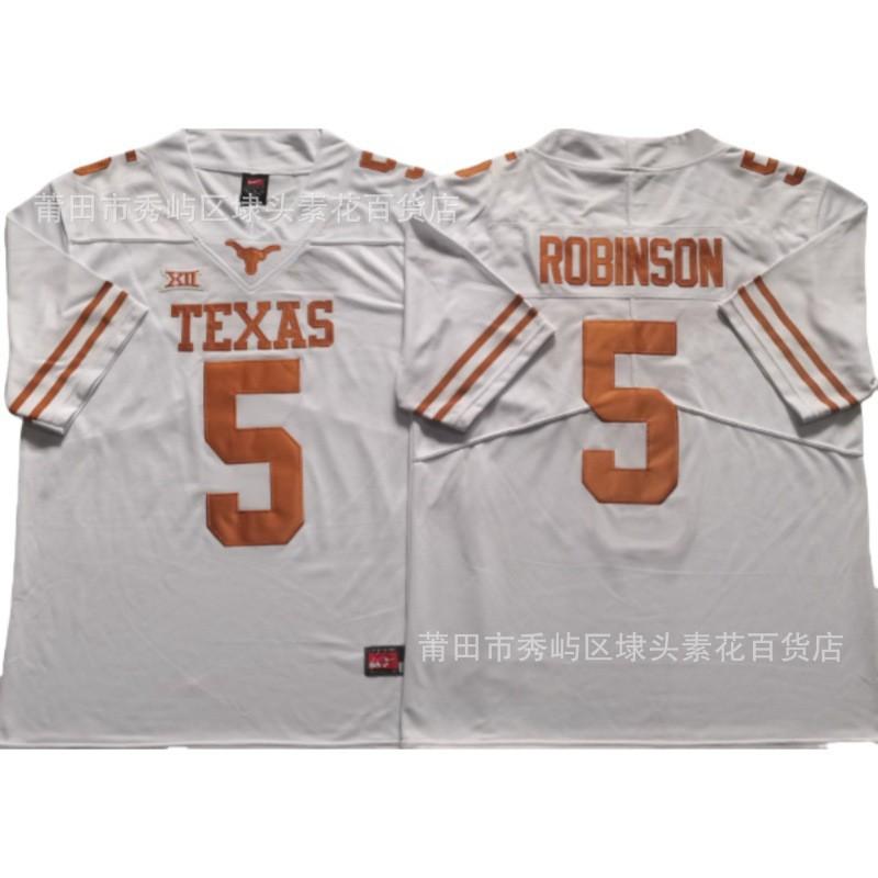 Texas Longhorns NCAA College Football Jersey Mens Embroidered Team Uniform Rugby Sports Fan Wear