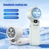 Mini Portable Handheld Fan Digital Display 100-Speed Brushless Motor Foldable Design Rechargeable Personal Cooler Fan