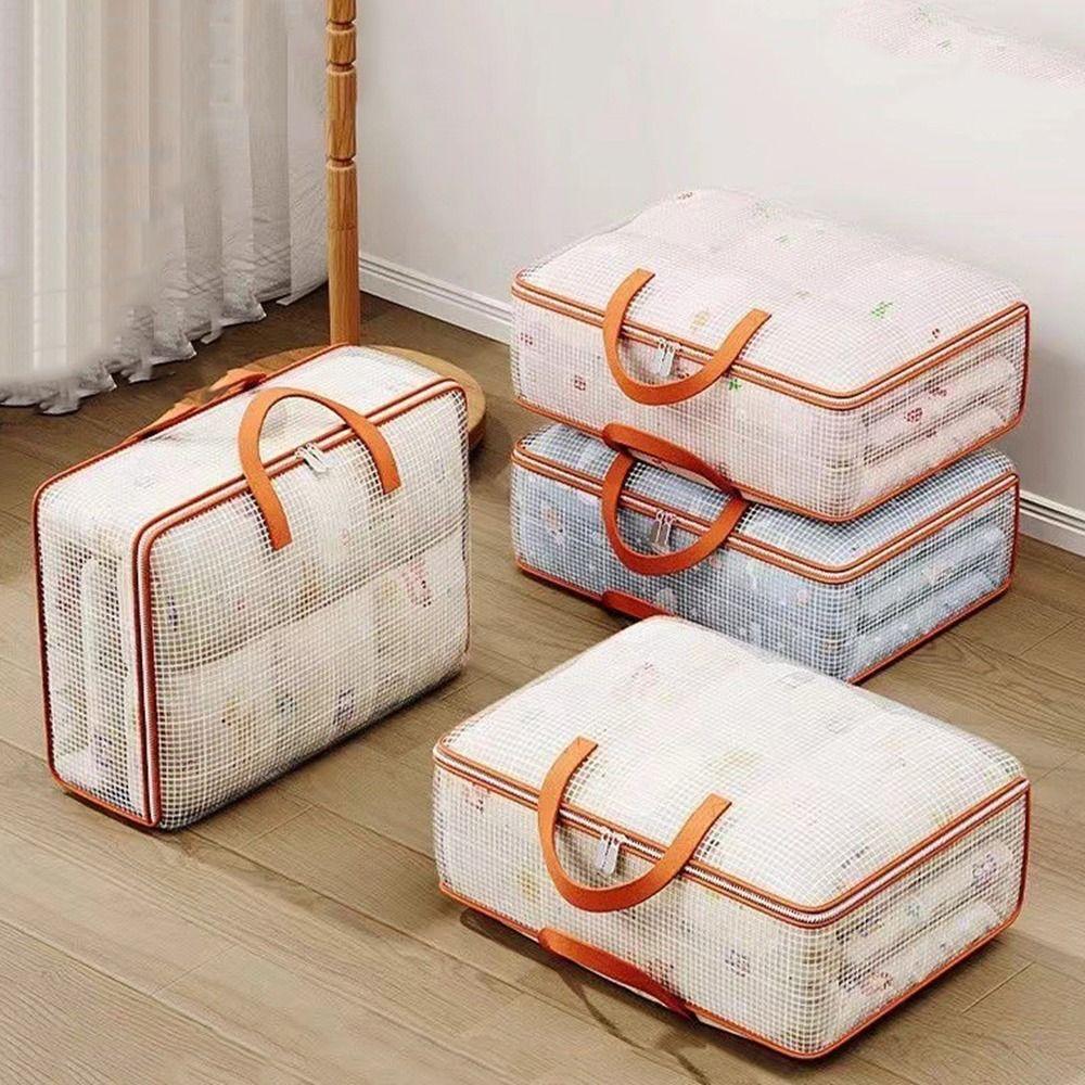 Видимый Одеяло для одежды Сумка для хранения Большой вместимости Дорожная сумка для багажа Сумки для хранения для переезда для дома