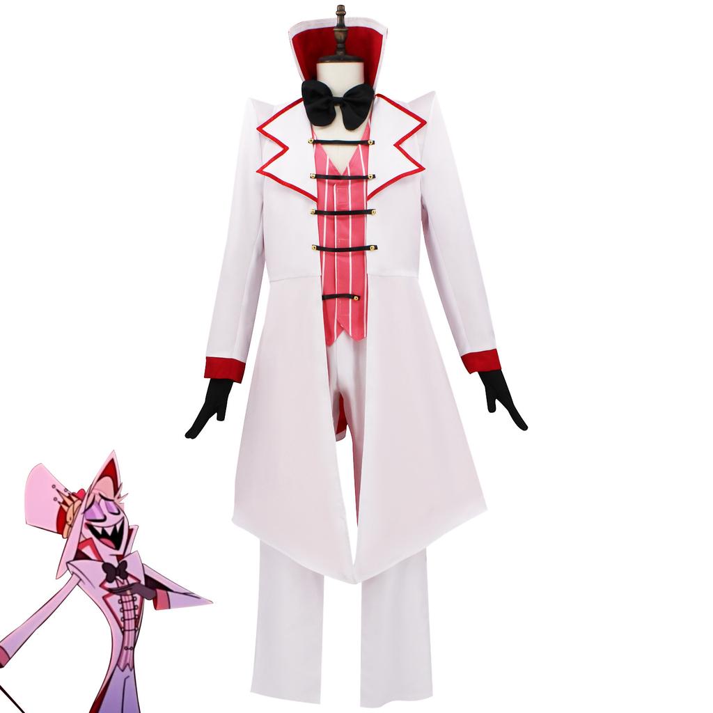 Helluva Boss & Hazbin Hotel Lucifer Cosplay Costume, Halloween Stage Performance Full Set