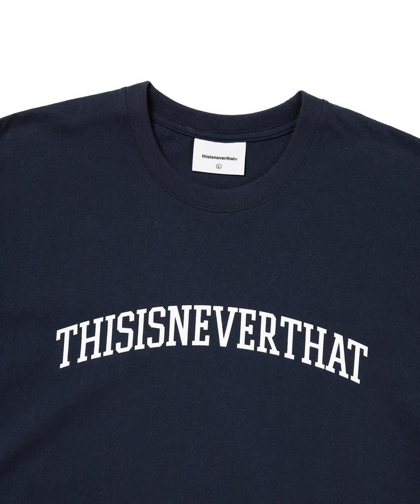 THISISNEVERTHAT Футболка с логотипом-аркой Темно-синяя