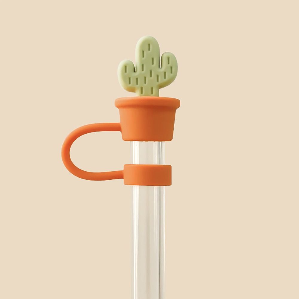 Good Sealing Straw Topper 10mm Straw Straw Tips Lids Reusable Straw Tips Covers for Party Supplies