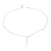 Alloy Long Vertical Bar Pendant Chain Y Necklace Women Party Jewelry