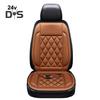 12V Heated Car Seat Cushion 2 Levels of Temperature Adjustable Seat Mat Overheat Protection Rhombus Texture Auto Seat Pad