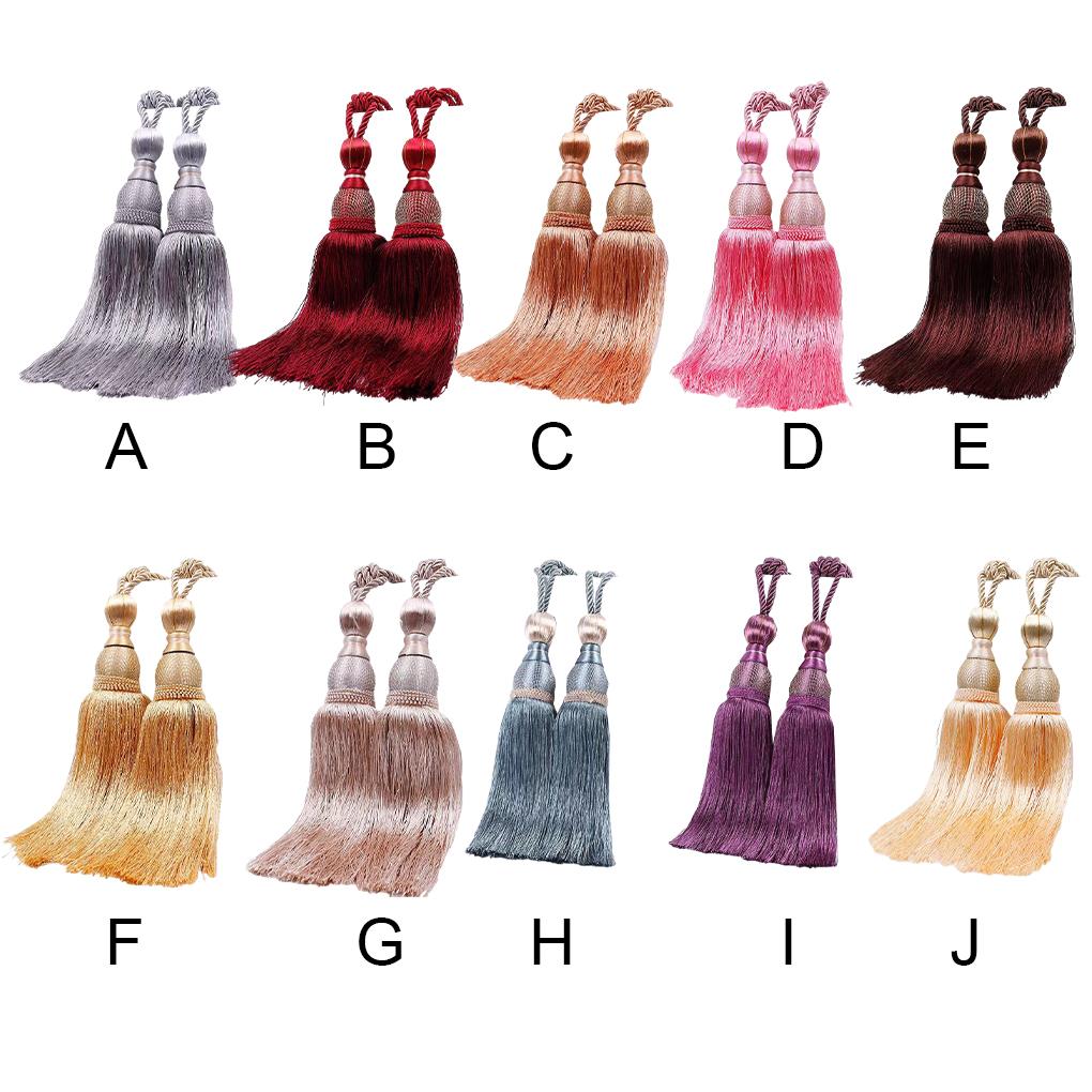 2 шт. полиэстер модная кисточка для штор подхват для украшения дома комнатные аксессуары плетение многоцелевое прочное