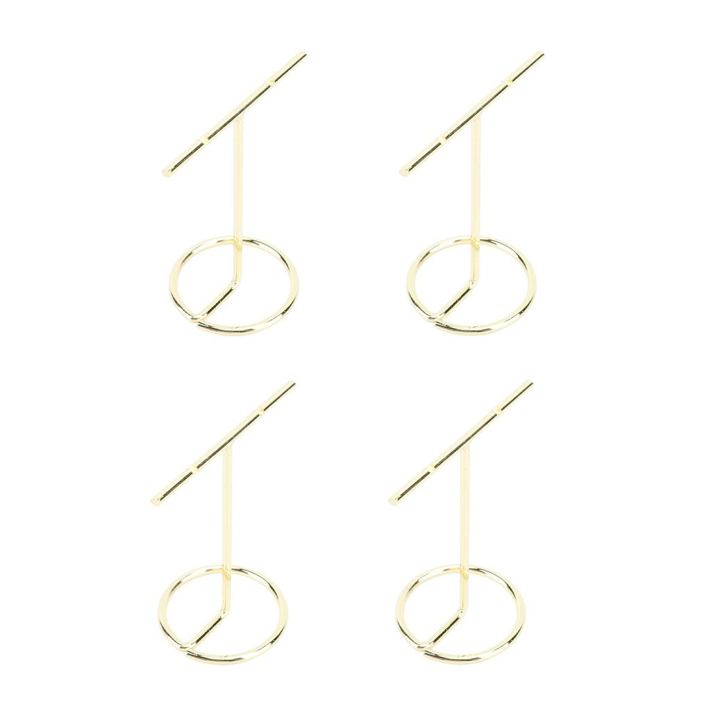 4pcs T Shaped Earring Display Stand Jewellery Display Stand Photo Props T Shape Slotted Necklace Stand for Store Closet