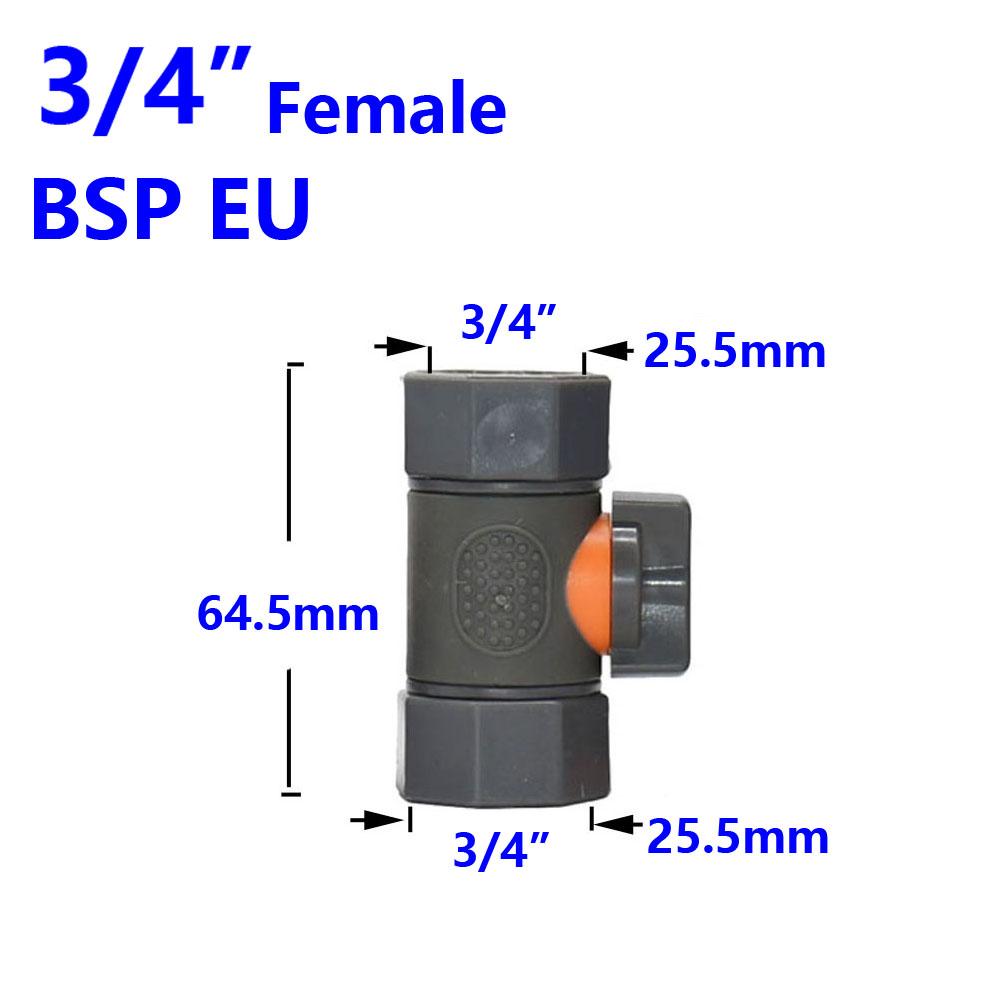 Фитинги для садового шланга 1/2 3/4 1 дюйм быстроразъемный соединитель для воды водостопный соединитель адаптер для водяного пистолета для мойки автомобиля 1 шт.