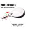 Spinner Bait 7g 10g 15g Metal Vib Fishing Lure Trolling Spoon Wobbler Toning Hard Bait With Sequin Pesca For Bass Pike
