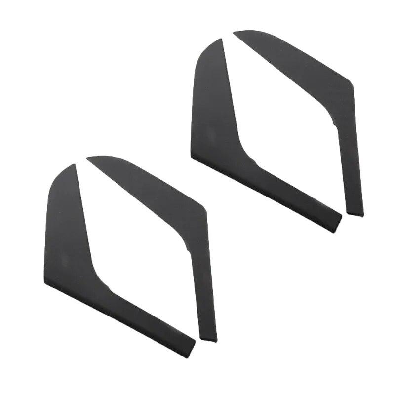 Интерьер автомобиля, передняя левая и правая дверная ручка, накладка, черная, автозапчасти для VW Golf MK6 2009 2010 2011 2012 2013 GTI