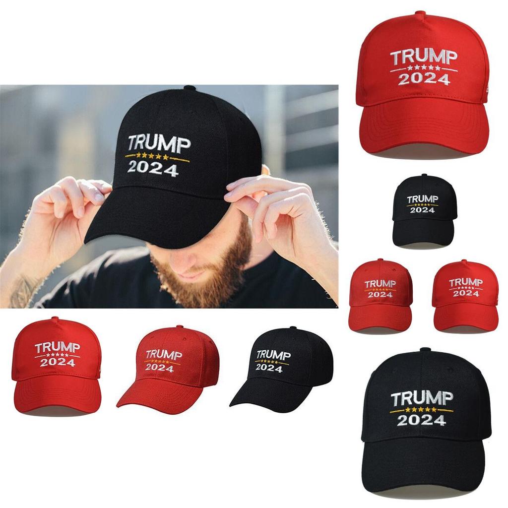 Cap Trump 2024 American Flag Baseball Pop Embroidery Presidential