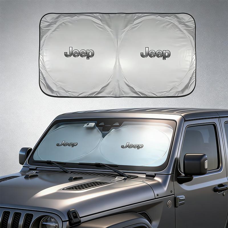 Car Windshield Sun Shade Visor UV Protection Shield For Jeep Renegade Compass Grand Cherokee Wrangler Patriot Rubicon Liberty