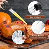 1 Set with Cleaning Brush Turkey Baster Tube Pump Food Grade Practical Cooking Chicken Turkey Poultry Baster Syringe