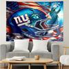 Гобелен с логотипом New York Giants для спальни, эстетичный гобелен для класса, настенное панно для гостиной, общежития, офиса, идеальный креативный подарок