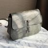 Ретро Однотонный Подвеска-Олень Сумка-Седло Crossbody Наплечная Сумка Квадратная Сумка из ПУ