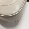 [Pre-Owned] Jackie 1961 Gold Lock Removable Extended Shoulder Strap Leather Half-Moon Underarm Bag Small - Very Good #WWPUM6