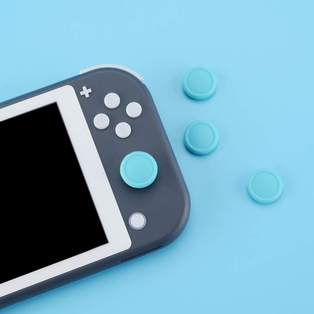 EXtremeRate PlayVital Милые накладки на стики джойстика Switch для Switch и Силиконовые чехлы для аналоговых стиков, Switch, Lite, OLED, Joy-Con [Bondi