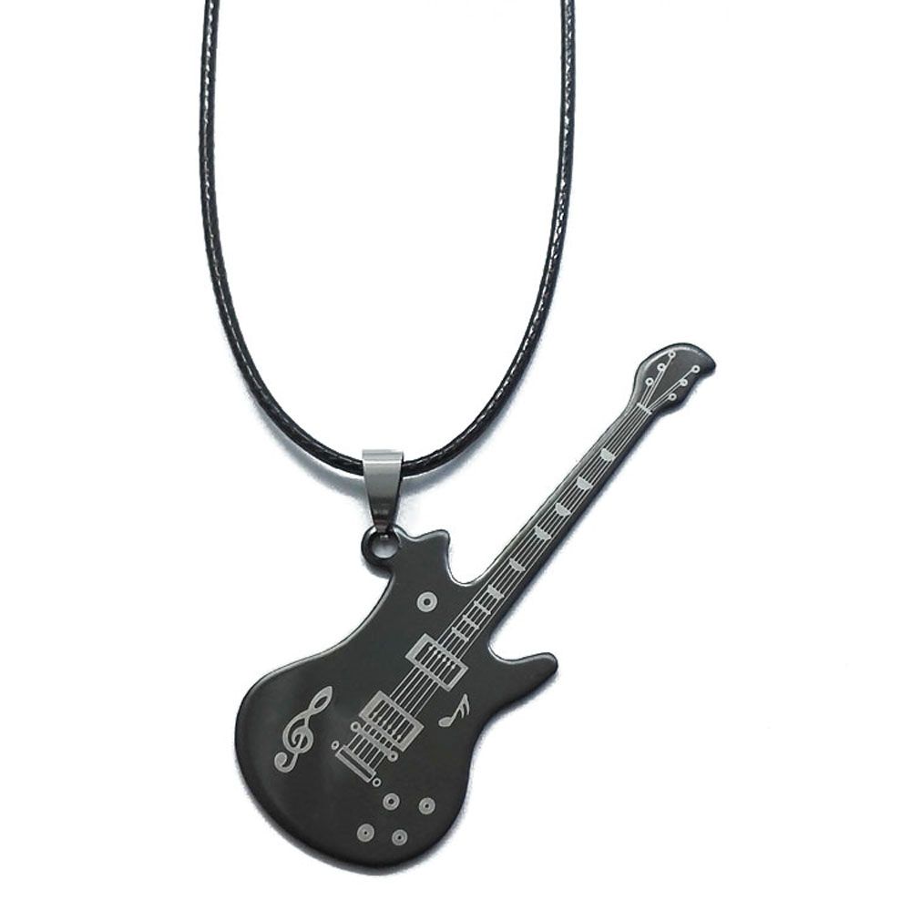 Trendy Guitar Music Sweater chain Pendant Necklaces Jewelry Fashion Accessories Clavicle Chain