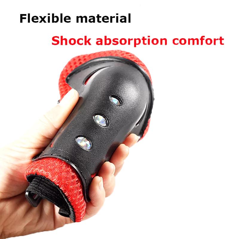 6 шт./компл. детский защитный шлем для мальчиков и девочек, наколенники, налокотники, детский велосипедный шлем для катания на коньках, защитный кожух