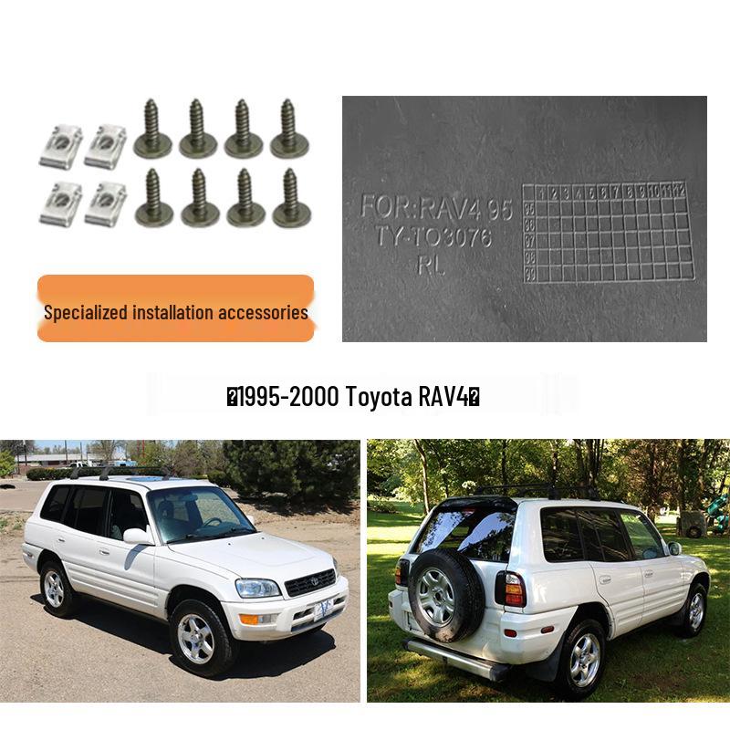 Кожаный аксессуар: грязезащитный щиток для шины Toyota RAV4 (Модели 1995-2000 гг.)