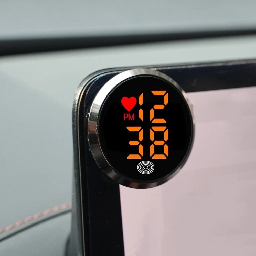 Touch-Activated Car Dashboard Clock Mini LED Electronic Watch Digital Clock Home/Office