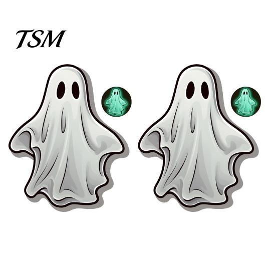 Durable Sunproof Window Stickers Luminous Ghost Wall for Halloween Decoration, Glow in The Dark PVC Decals Windows And Glass Doors, Removable