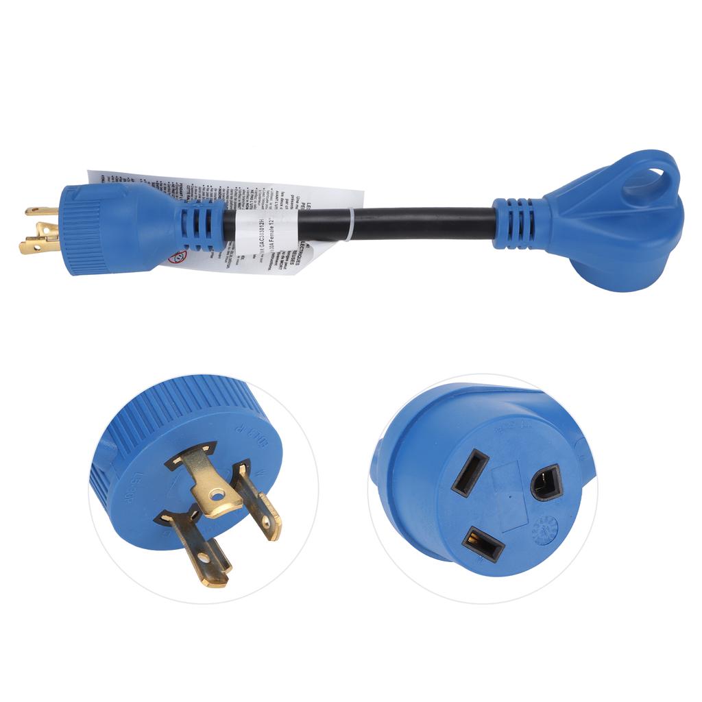 Портативный переходной кабель для питания RV 30A на 30A 125V 10awg 3 провода для зарядки транспортных средств