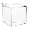 Прозрачные акриловые коробки, маленькие квадратные кубические контейнеры с крышкой, пластиковый органайзер для хранения конфет, таблеток, крошечных ювелирных изделий
