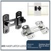 Stainless Steel Hasp Latch Lock For Sliding Door Window Cabinet Fitting For Home Security Door Hardware Accessories