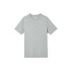 Sportswear Embroidered Logo Casual Crew Neck Short Sleeve T-Shirt Men Tops Grey BV0508-063