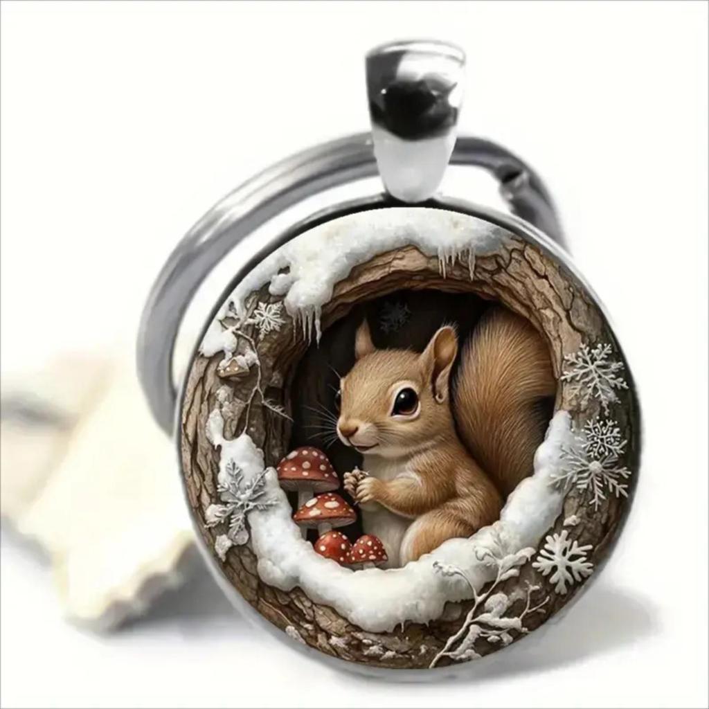 Брелок-подвеска Badge Time Gemstone Cross Border Accessories Metal Keychain