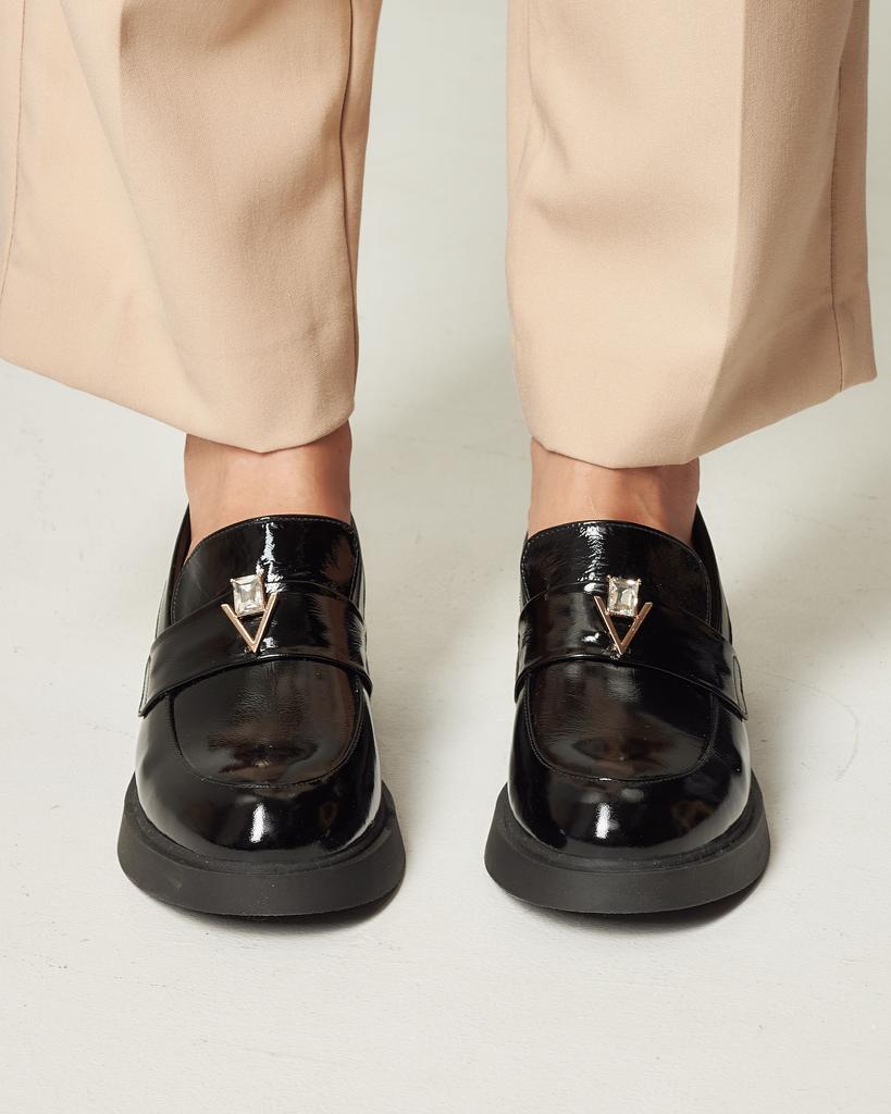 Patent Shoes Phany 1633072 36 Black Leather