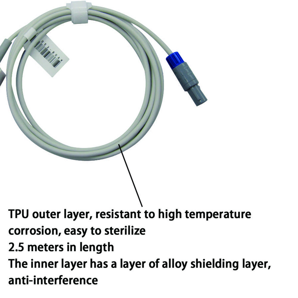 Совместим с GOLDWAY, CHOICE, 5-контактными мониторами для одного пациента, многоразовым датчиком зонда SPO2, датчиком пальца SPO2, мониторингом данных насыщения крови кислородом