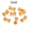 30pcs/lot 12x7mm Funnel Metal Spring Spacer Connector Stoppers End Beads Caps For DIY Jewelry Making Supplies Accessories